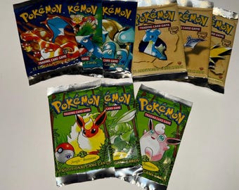 Pokemon 1st Edition Boosters! NEW Proxy Card Replicas of the original Base/Jungle/Fossil Cards! 1st Edition Packs!