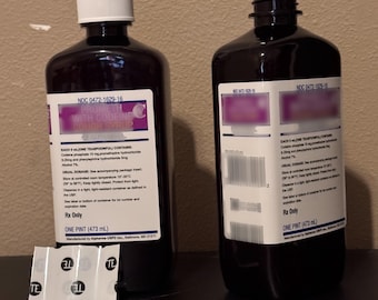 Alpharma NEW 16oz Replica Pint Bottle (Empty) - Movie Prop