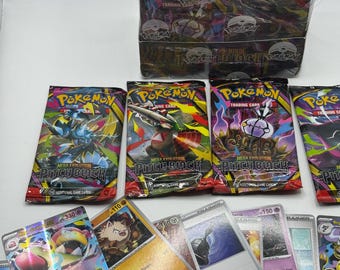 Pokémon Mega Evolutions Pitch Black  Booster Packs (Proxy)! NEW Pitch Black Set Boosters; 10 Cards Each (Proxy)!
