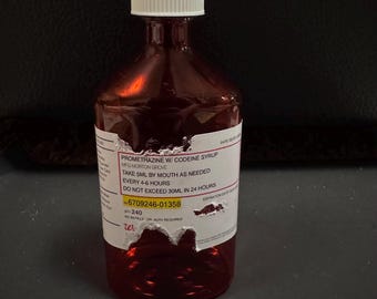 NEW 8oz Prop 'Lean Prescription' (Empty) Movie Prop Bottle! –  NEW Movie Prop Replica