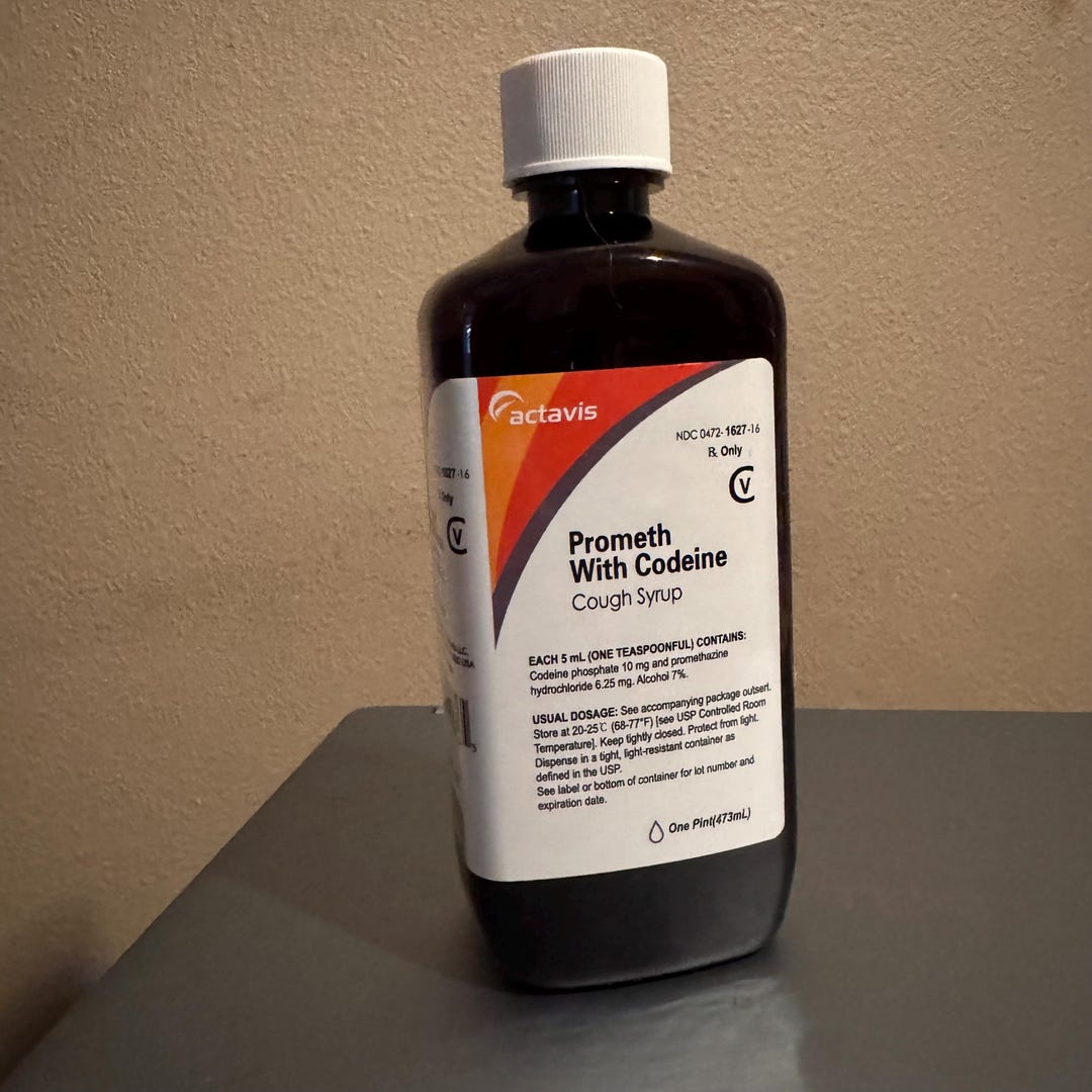 Actavis Prometh Codeine Cough Syrup Replica Pint (display Only) - Etsy