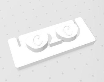 Digital STL File for Aviator Style Glasses Template Personal Use Only