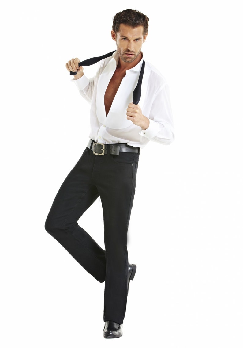 Brad Jet Black Men/'s Wizard Jeans