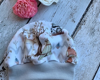 Beanie hat forest animals KU 33-60