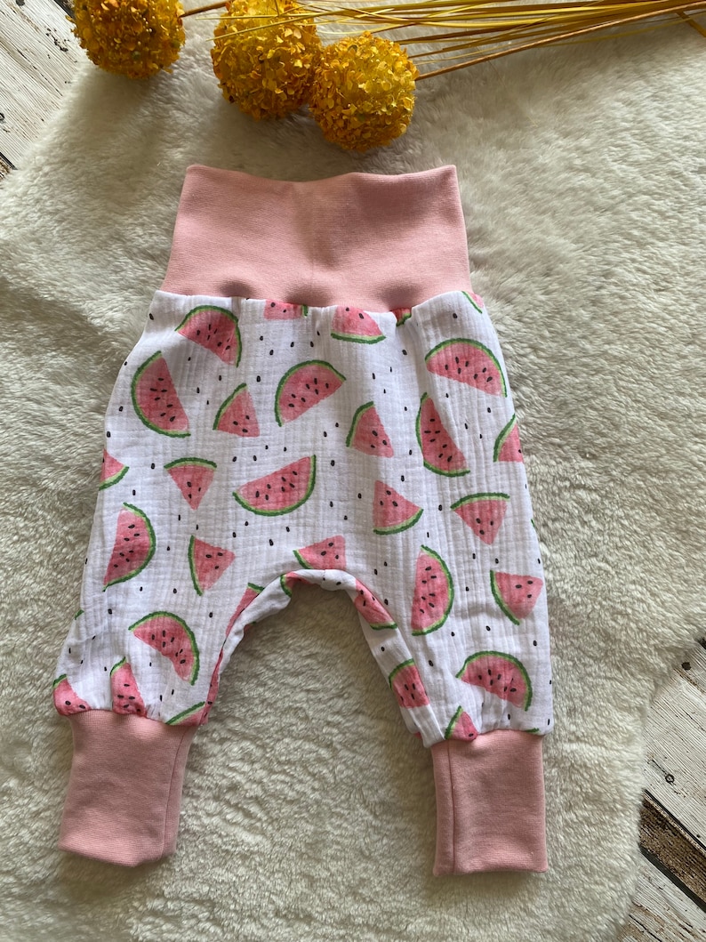 Pump pants muslin melon image 1