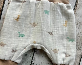 Muslin Dino Harem Pants