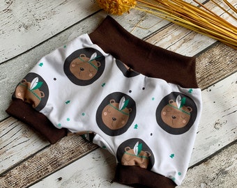 short pants baby Indian bear 56-92