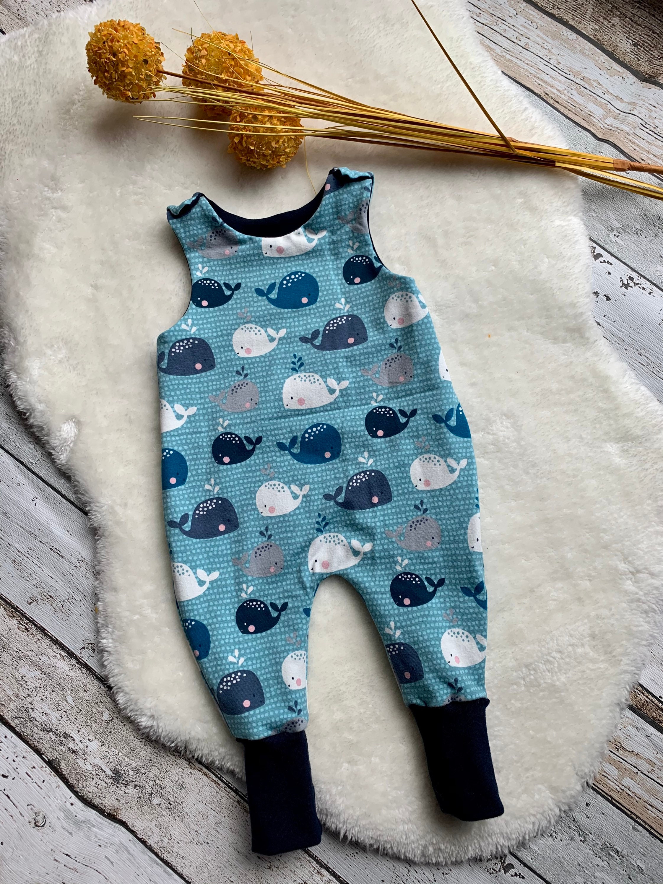 Romper Romper Baby Whale Cloth -