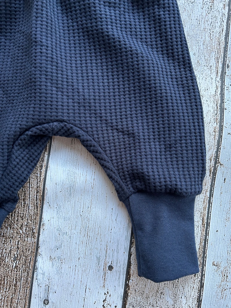 Pumphose jersey gaufré bleu marine image 3