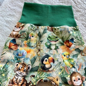 Pump pants baby jungle animals image 2