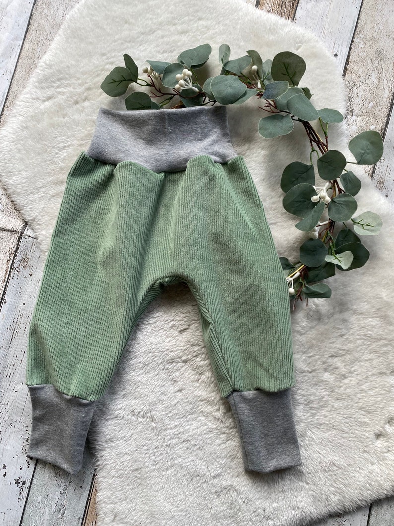 Pantalon de pompage cordon vieux vert image 1