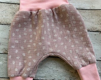 Bloomers muslin branches pink