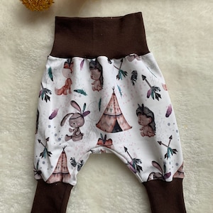 Pump pants baby Indian animals