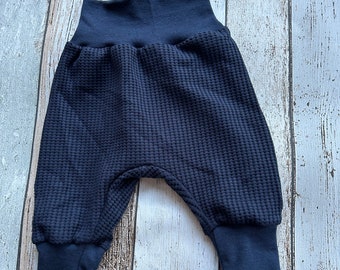 Pump pants waffle jersey navy blue