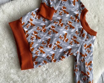 Sweater Shirt Fox Family