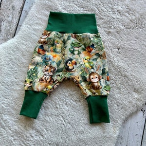 Pump pants baby jungle animals image 1