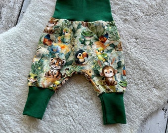 Pantalon de pompage bébé animaux de la jungle