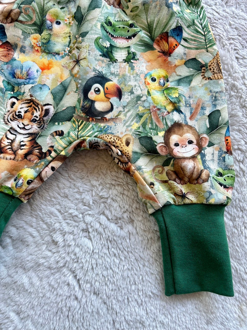 Pump pants baby jungle animals image 3