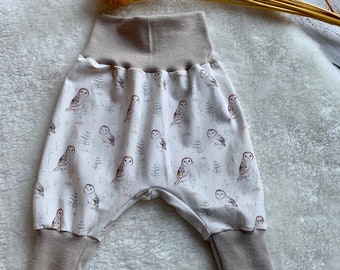 Pantalon de pompage bébé hibou