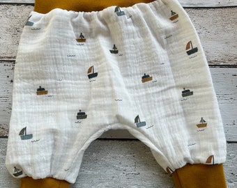 Pantalon de pompage bateaux en mousseline