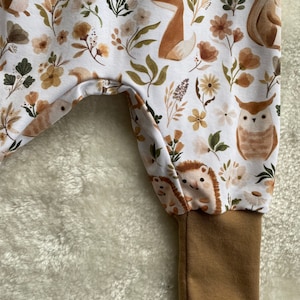 Pump pants baby forest animals image 3