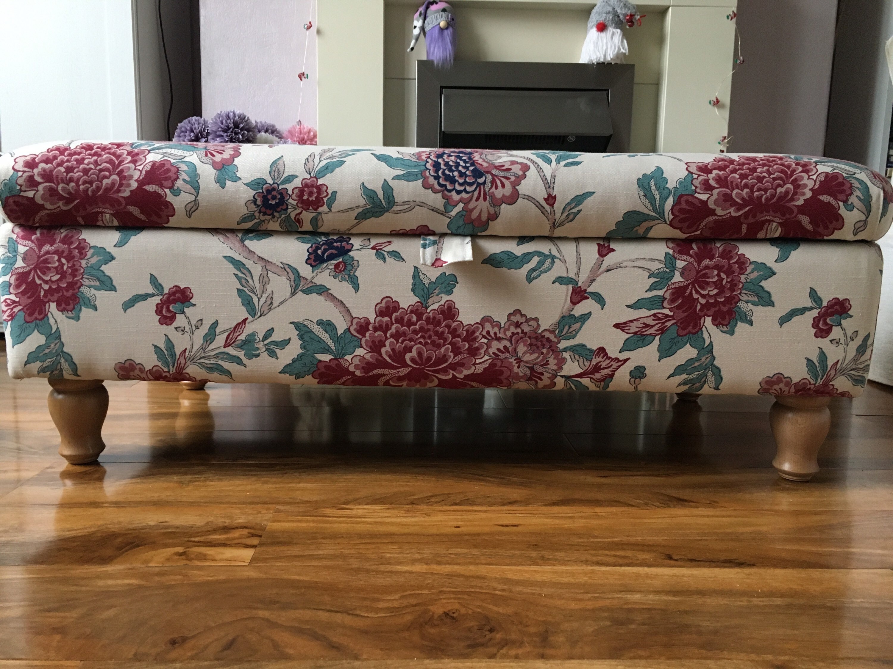 Large Storage Footstool Etsy UK