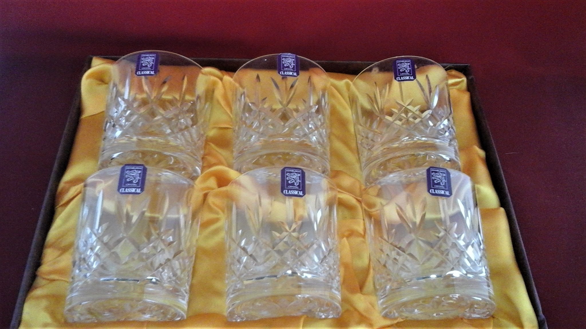 Edinburgh crystal whisky glasses x 6 Etsy