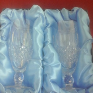 Waterford crystal Colleen continental champagne x 2 (pair)