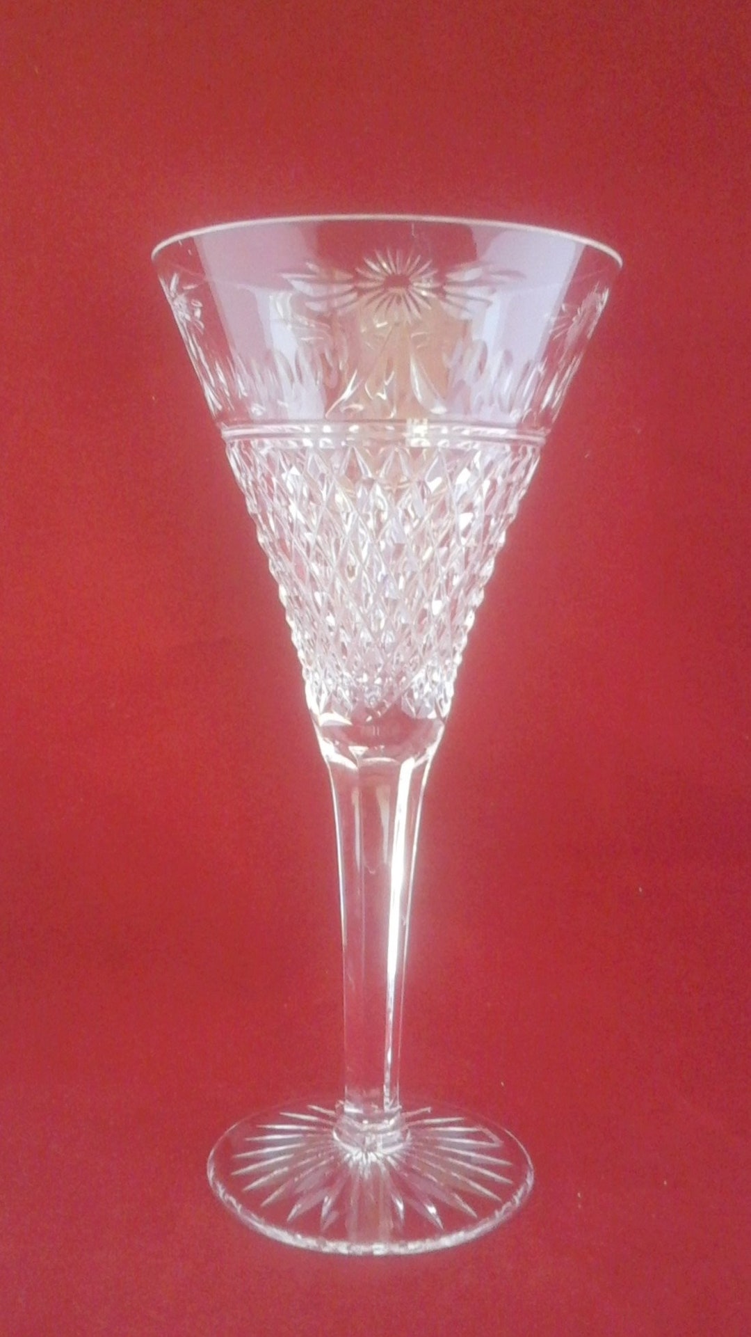 3 Verre à eau en cristal Stuart Crystal England