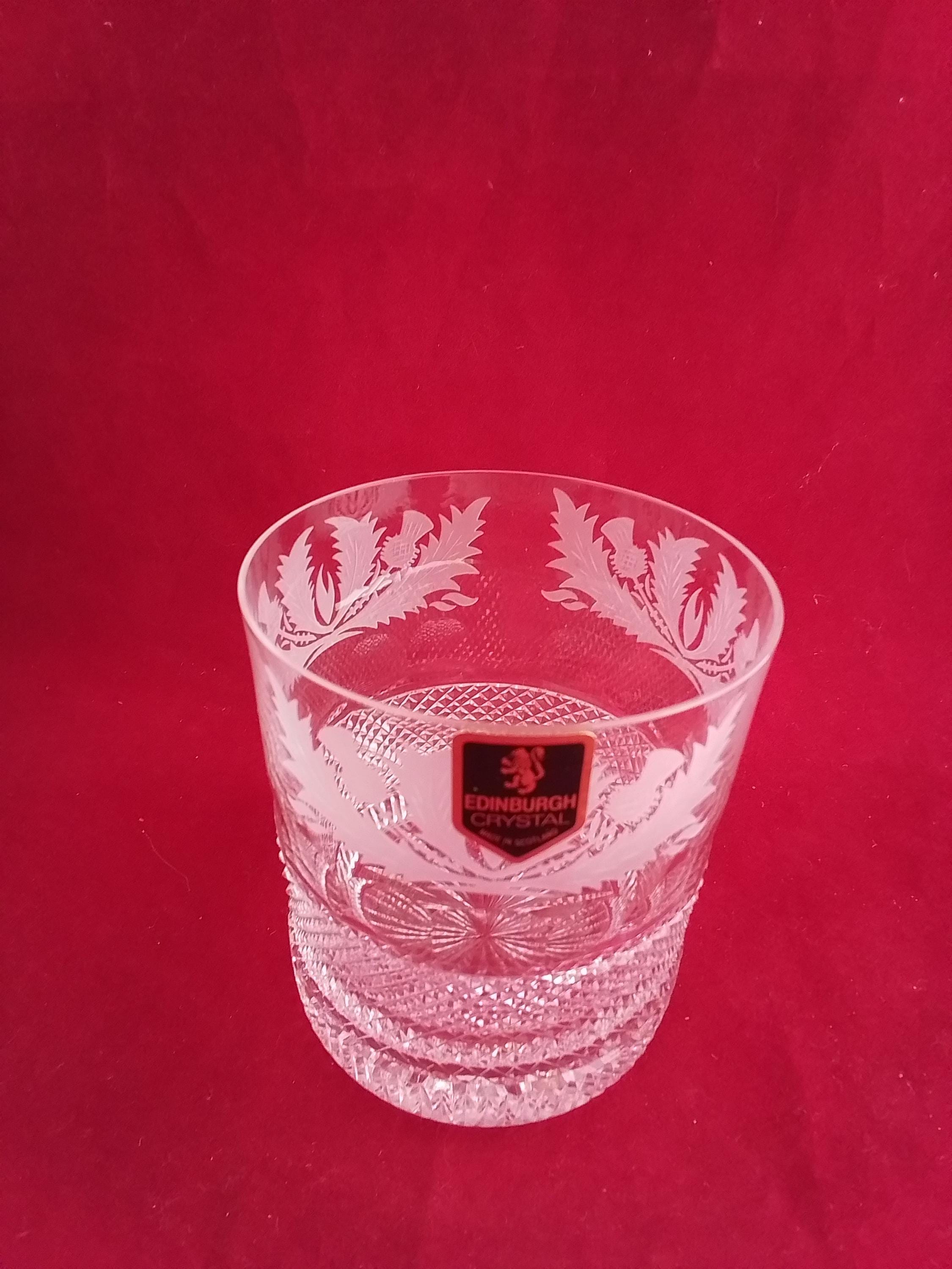 エディンバラ クリスタル アザミ ラージ オールドファッション - 未