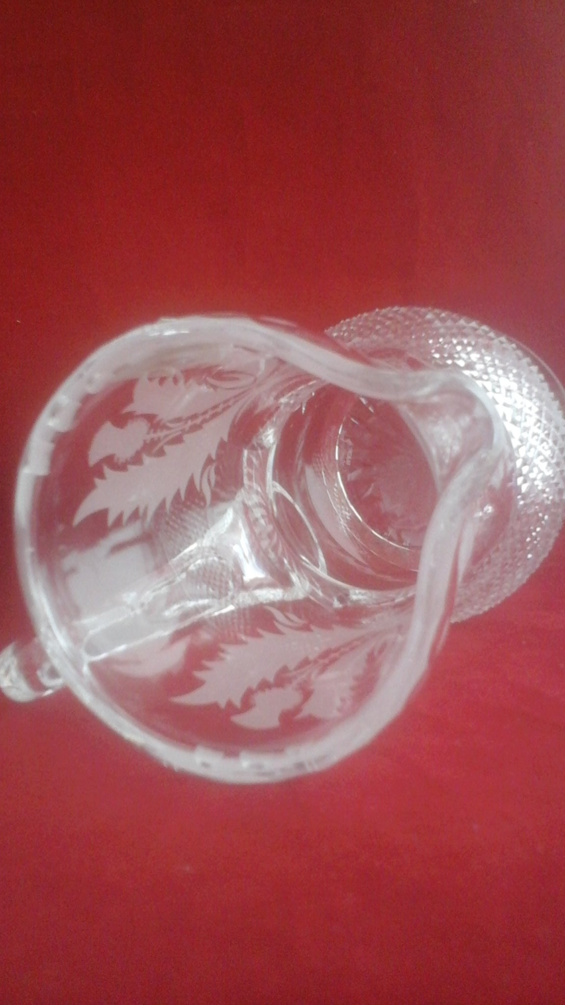 Edinburgh Crystal Thistle Whisky Pitcher Unused With Label & Etsy UK