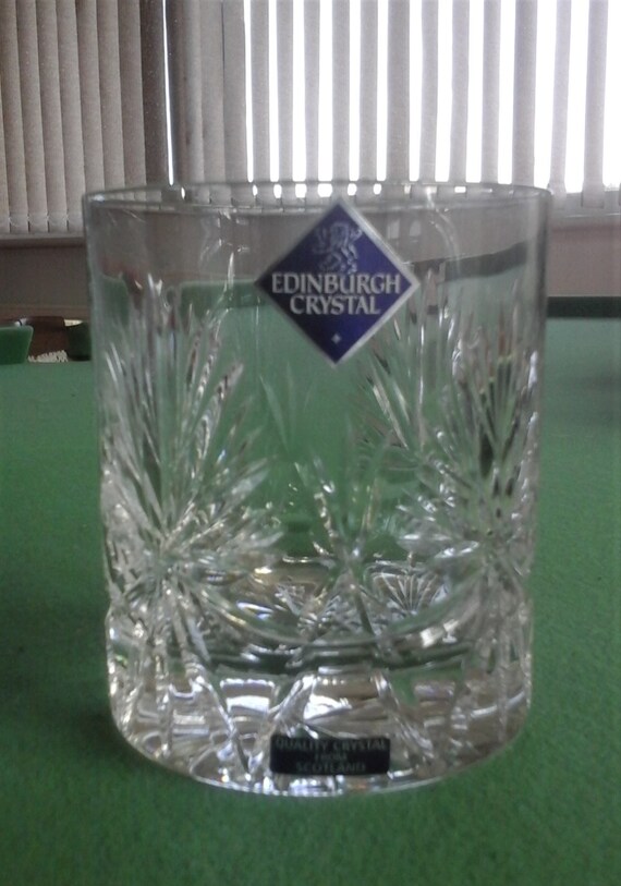 Edinburgh Crystal Star of Edinburgh Large Old Fashioned X 2 Etsy
