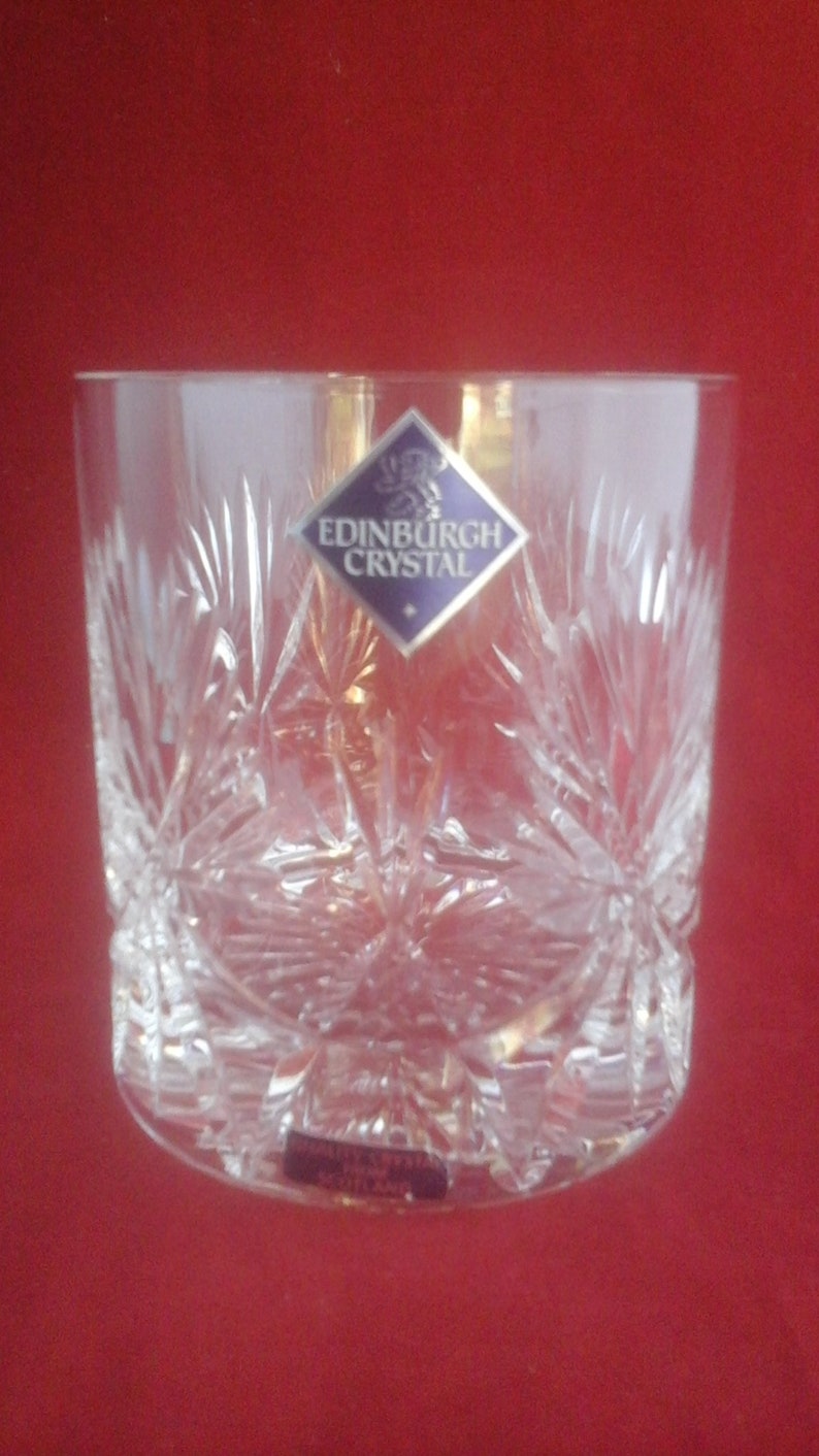 Edinburgh Crystal Star of Edinburgh Whisky X 2 pair Etsy