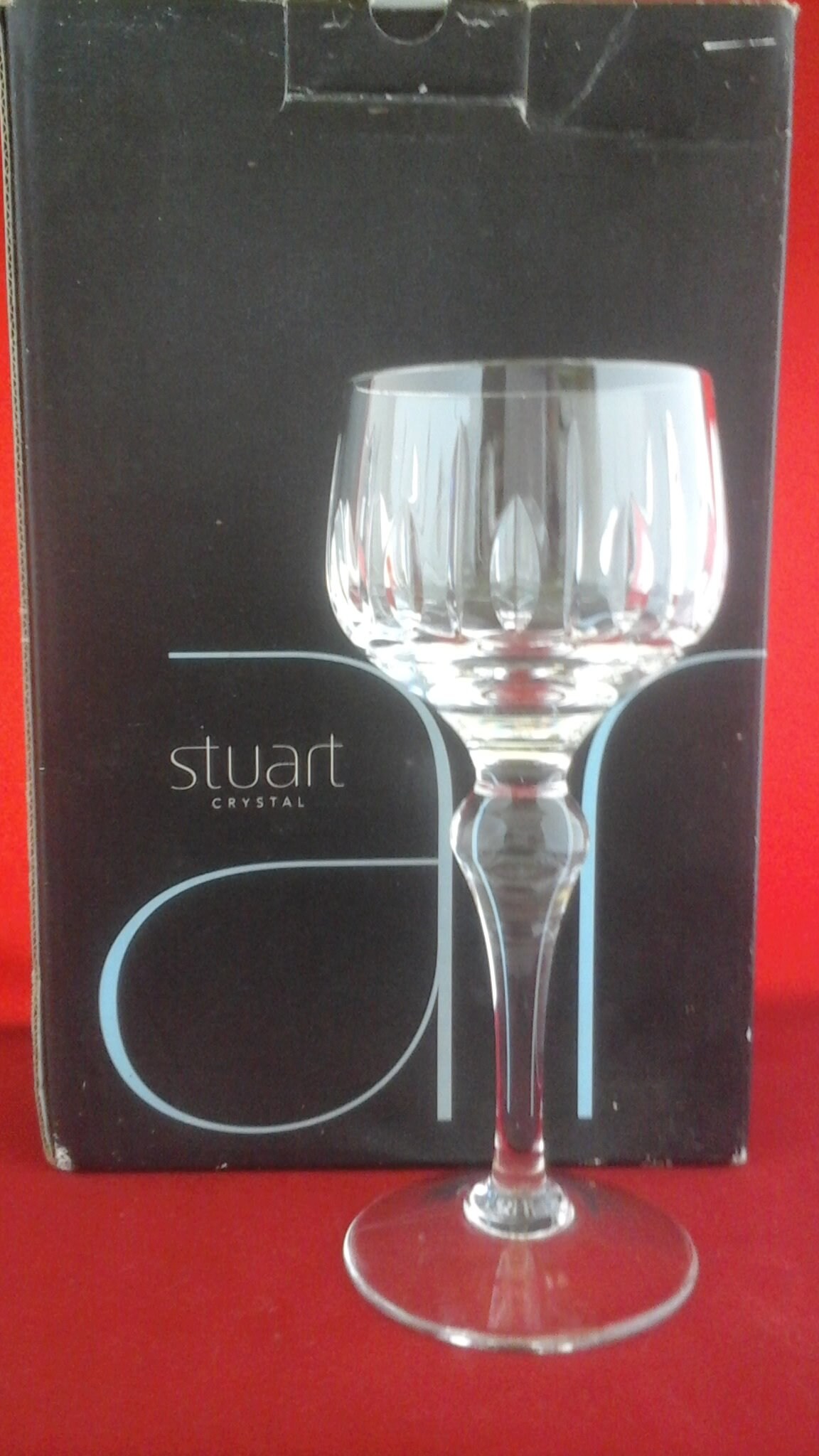 Stuart Crystal Hampshire Glasses X 6 Etsy Australia