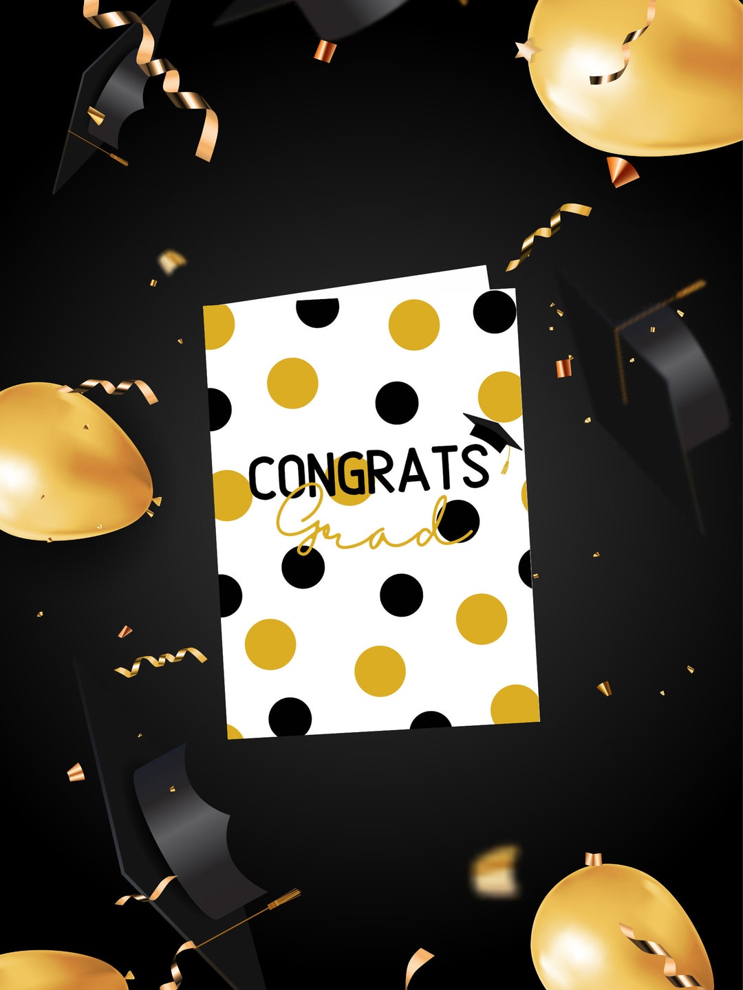 Congrats Grad Card - Etsy