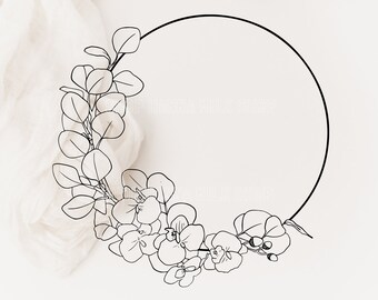 Download Orchid Flowers Svg Etsy PSD Mockup Templates