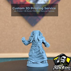 Professional Resin 3D Printing Service | 12K Printer, 8K Resin | RPG Miniatures, Wargaming, Large Models