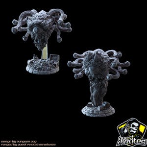 Beholder Set Medium Scale 85mm unpainted miniatures Tabletop Miniatures Beholder miniature dnd figures 3d printed