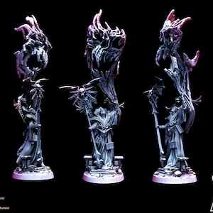 Blood Adept Mage Male 28mm unpainted miniatures Tabletop Miniatures Vampire miniature dnd figures 3d printed