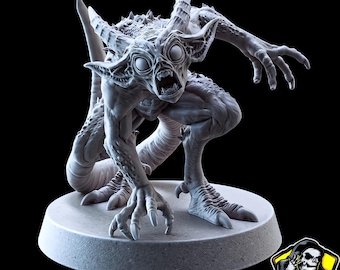 Handmade Quasit Miniature for Dungeon Masters | 8K Resin Print | D&D Adventure Figure