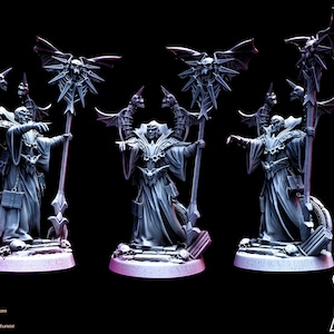 Blood Adept Sorcerer Male | Dungeons and Dragons | RPG Miniatures | D&D | DnD Miniatures | Characters | TTRPG | Role Playing Game