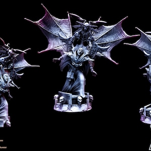 Blood Adept Vampire Male 28mm unpainted miniatures Tabletop Miniatures Vampire miniature dnd figures 3d printed