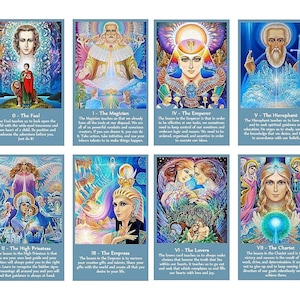 Jeu de tarot Heaven Wisdom. Tarot Reiki