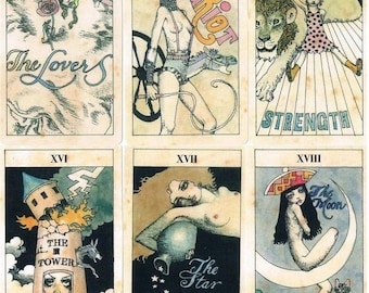 The Spiritual Tarot Major Arcana. Vintage tarot