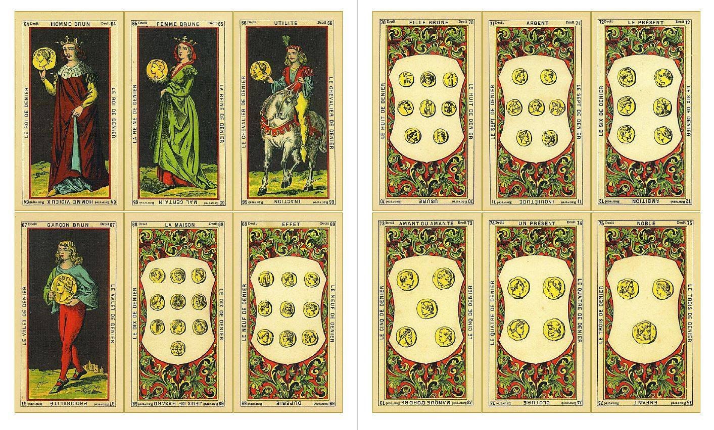 Etteilla Tarot Deck. Ancient Tarot Cards Reproduction - Etsy Singapore