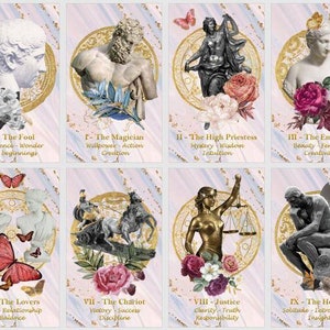 Jeu de tarot Renaissance antique. Tarot de la renaissance