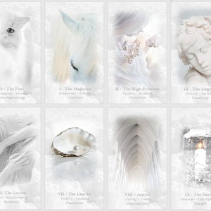 White Sense Tarot Deck. Reinheit und Unschuld Tarot