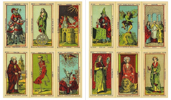 The Cartomancer — Three Etteilla tarot decks from the mid-19th
