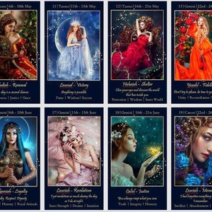 Baralho de oráculo do Anjo da Guarda. Cartas do oráculo do Arcanjo