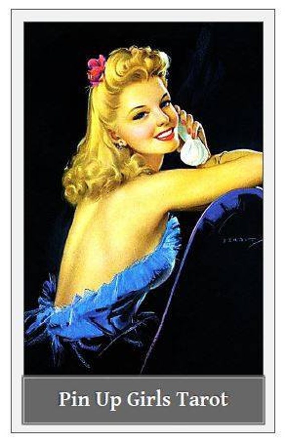 ピンナップガールズタロットカード Pin up Girls Tarot Deck. Erotic Vintage Art. - Etsy